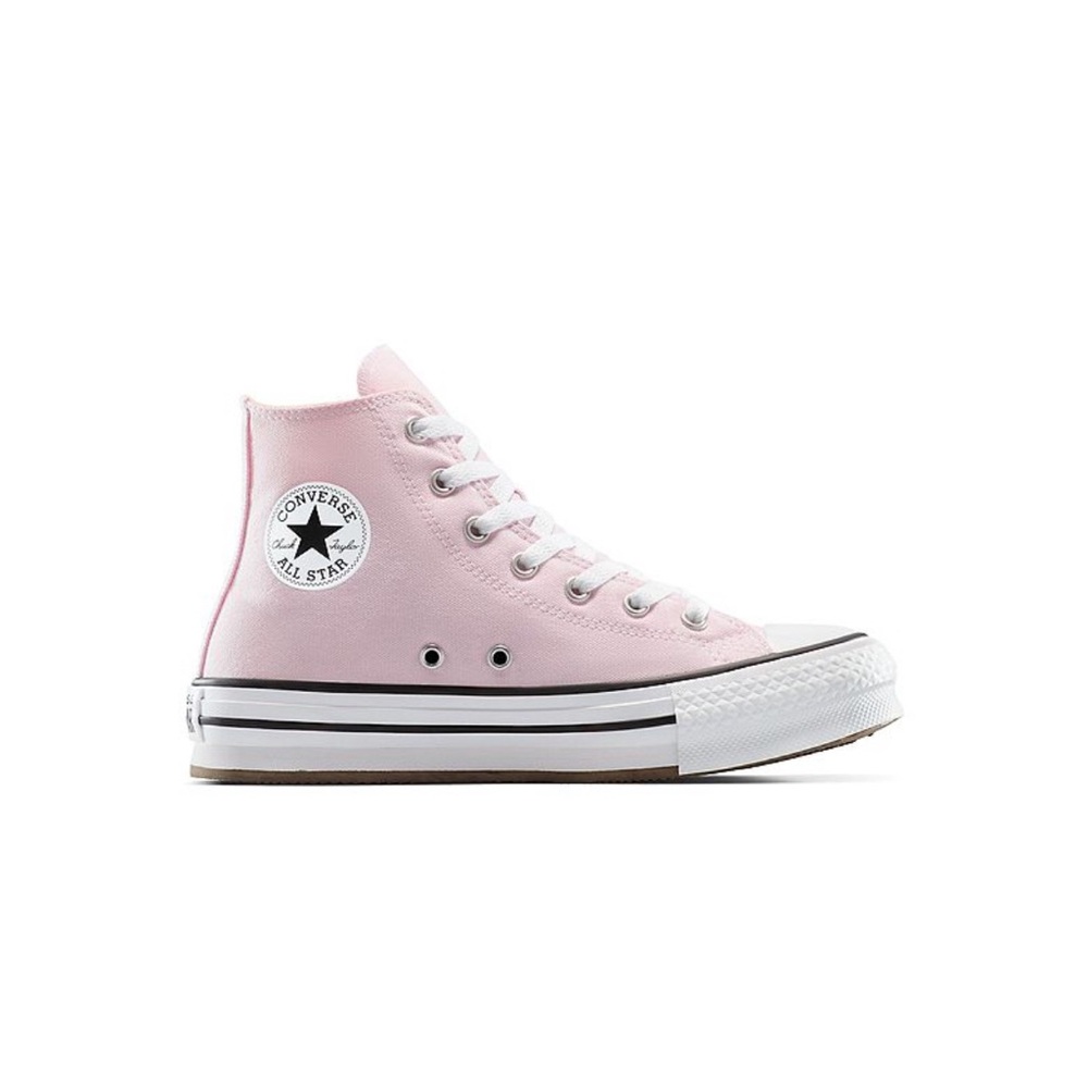 Converse Light Pink Platform High-Top Sneakers